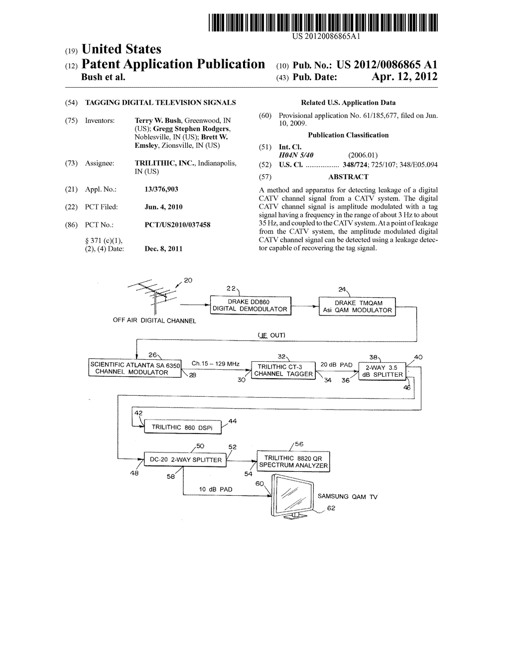 TAGGING DIGITAL TELEVISION SIGNALS - diagram, schematic, and image 01