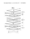 VERTICAL ALIGNMENT TYPE LIQUID CRYSTAL DISPLAY DEVICE WITH VIEWING ANGLE     CHARACTERISTICS IMPROVED BY DISPOSING OPTICAL PLATES diagram and image