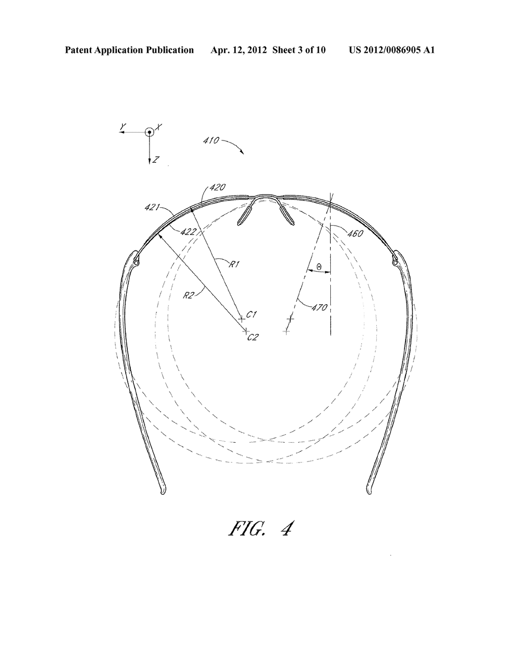 EYEWEAR FOR REDUCING SYMPTOMS OF COMPUTER VISION SYNDROME - diagram, schematic, and image 04