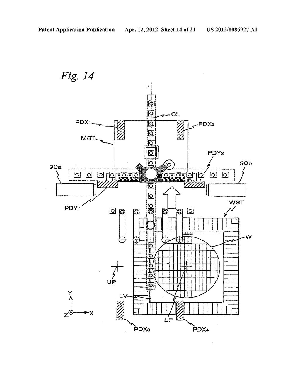 DETECTION DEVICE, MOVABLE BODY APPARATUS, PATTERN FORMATION APPARATUS AND     PATTERN FORMATION METHOD, EXPOSURE APPARATUS AND EXPOSURE METHOD, AND     DEVICE MANUFACTURING METHOD - diagram, schematic, and image 15