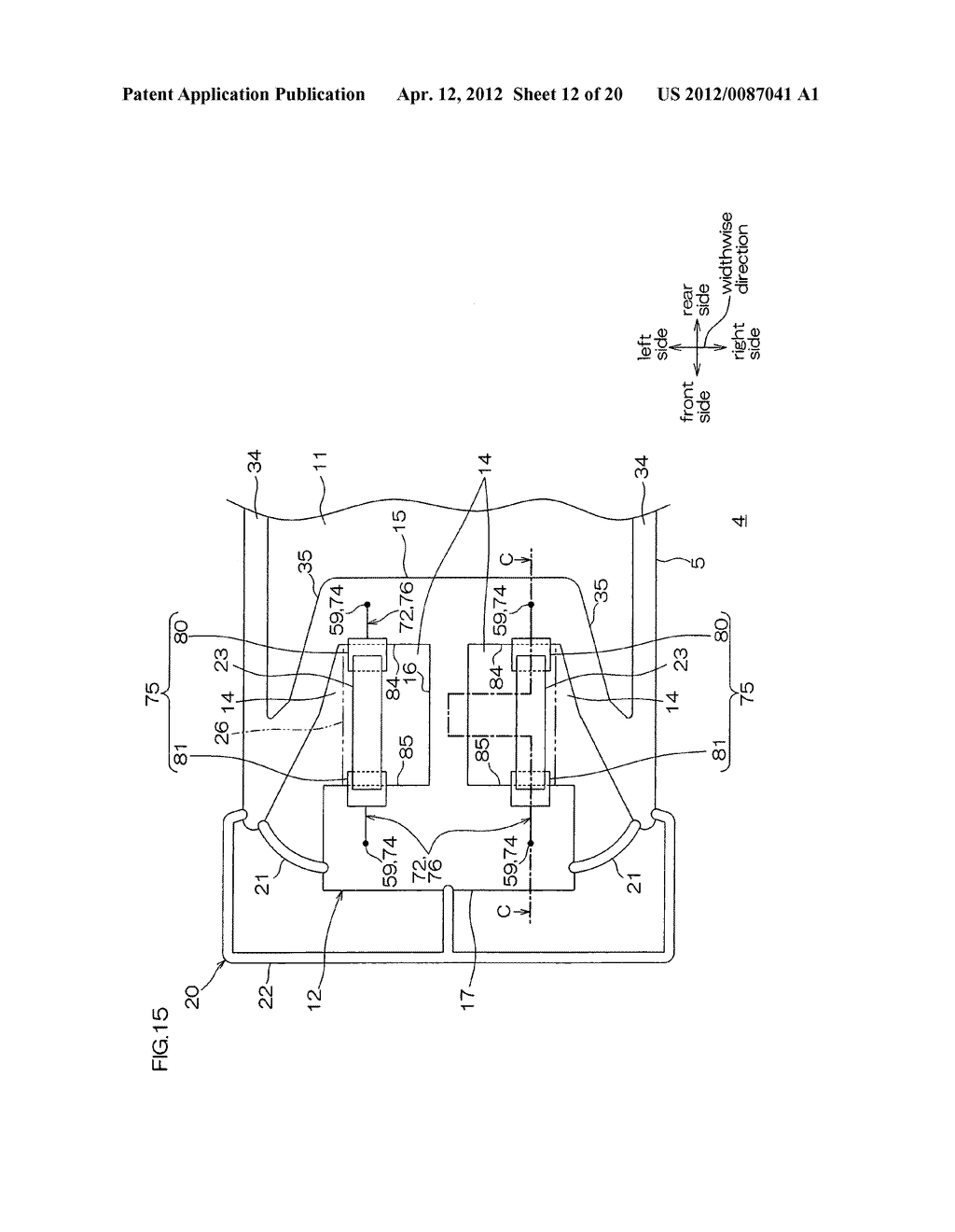 Suspension board with circuit - diagram, schematic, and image 13