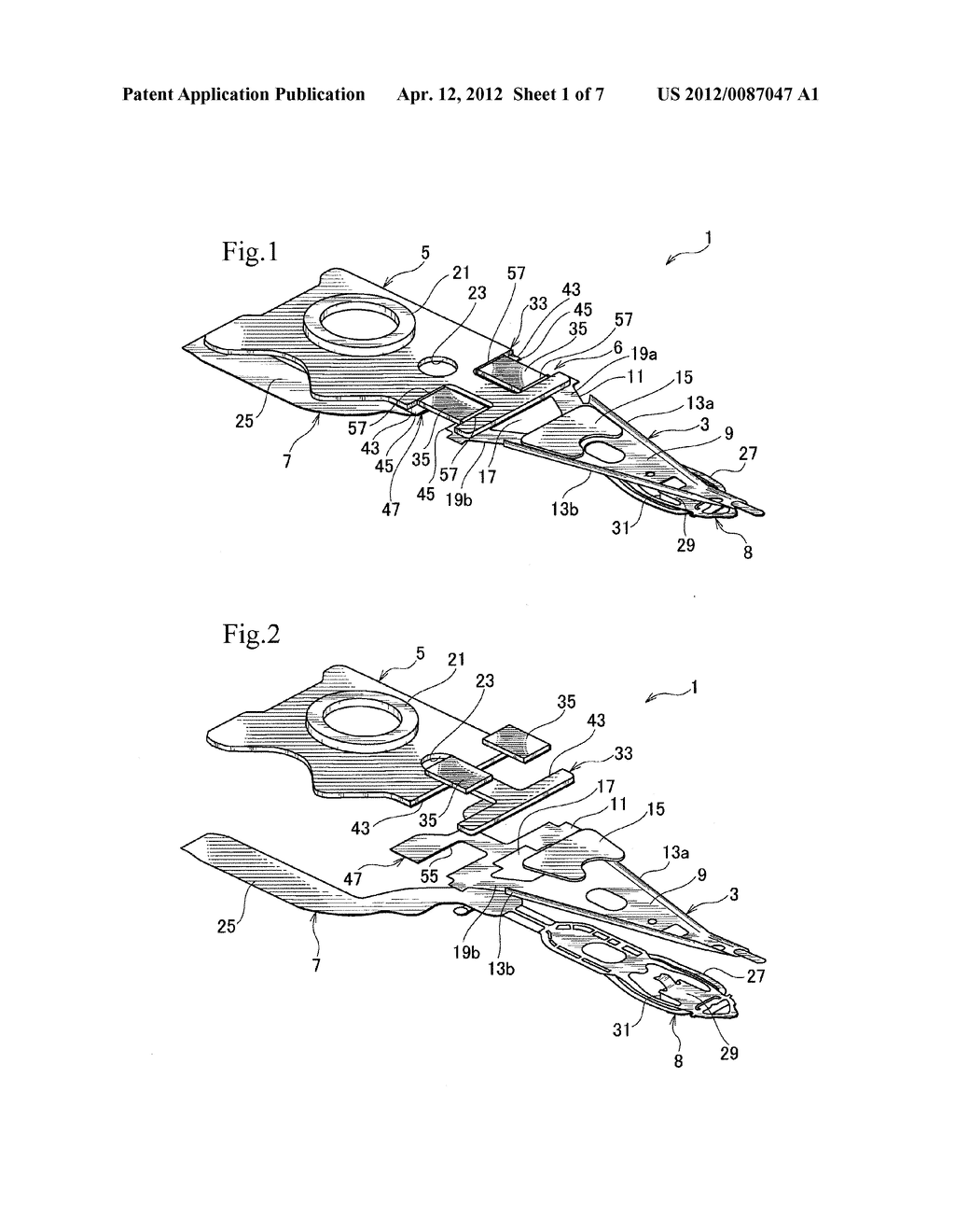 PIEZOELECTRIC ACTUATOR AND HEAD SUSPENSION - diagram, schematic, and image 02