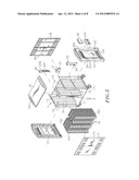 NOTEBOOK COMPUTER STORAGE AND CHARGING CART diagram and image