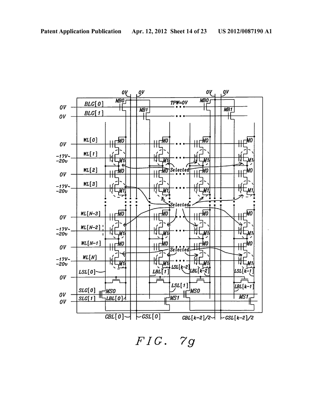 Write BIAS condition for 2T-string NOR flash cell - diagram, schematic, and image 15