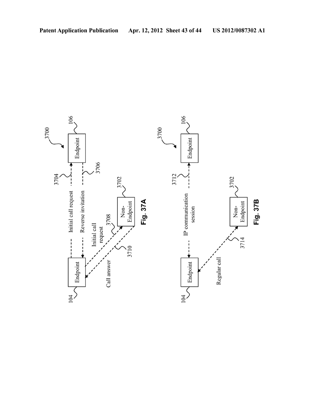 SYSTEM AND METHOD FOR A REVERSE INVITATION IN A HYBRID PEER-TO-PEER     ENVIRONMENT - diagram, schematic, and image 44