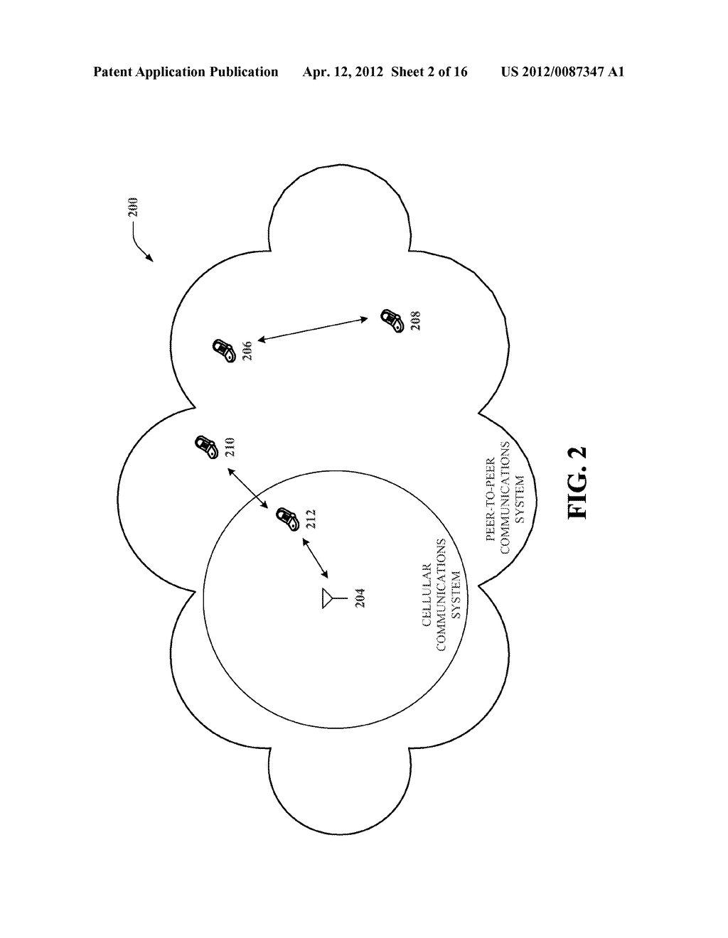 METHODS AND APPARATUS FOR JOINT SCHEDULING OF PEER-TO-PEER LINKS AND     WIRELESS WIDE AREA NETWORK LINKS IN CELLULAR NETWORKS - diagram, schematic, and image 03