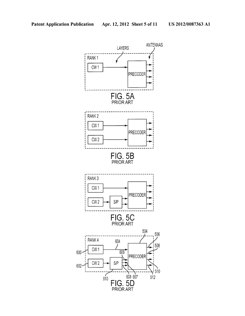 Methods and Systems for Codeword to Layer Mapping - diagram, schematic, and image 06