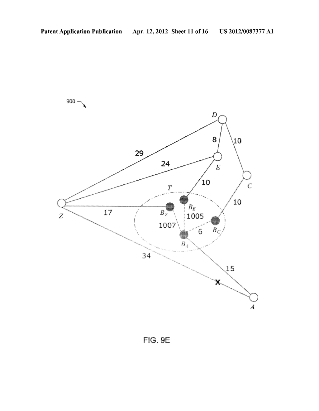 METHODS AND APPARATUS FOR HIERARCHICAL ROUTING IN COMMUNICATION NETWORKS - diagram, schematic, and image 12