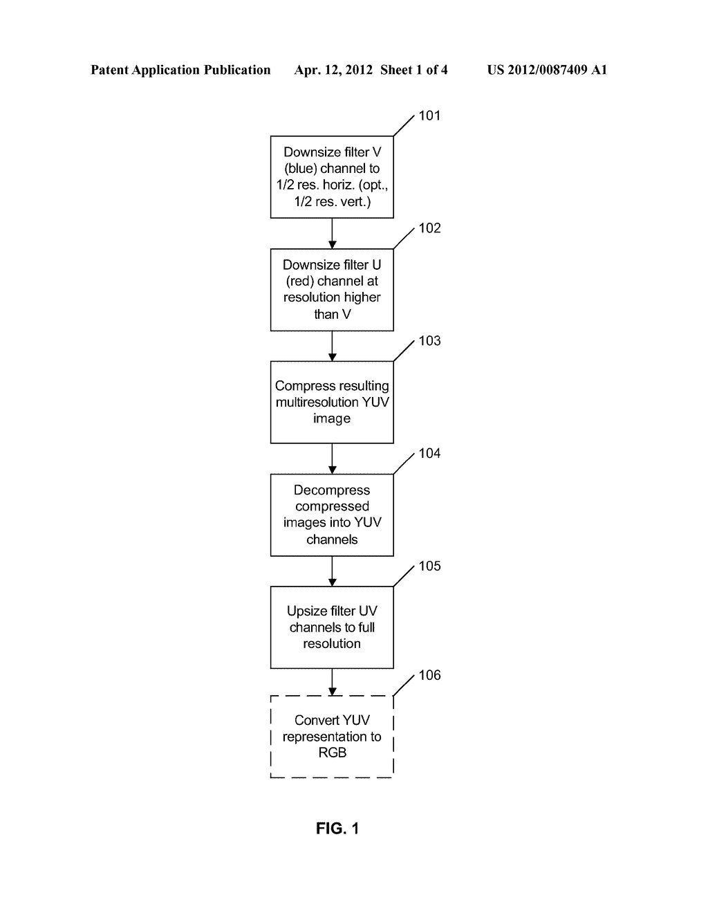 METHOD AND SYSTEM FOR IMPROVING COMPRESSED IMAGE CHROMA INFORMATION - diagram, schematic, and image 02