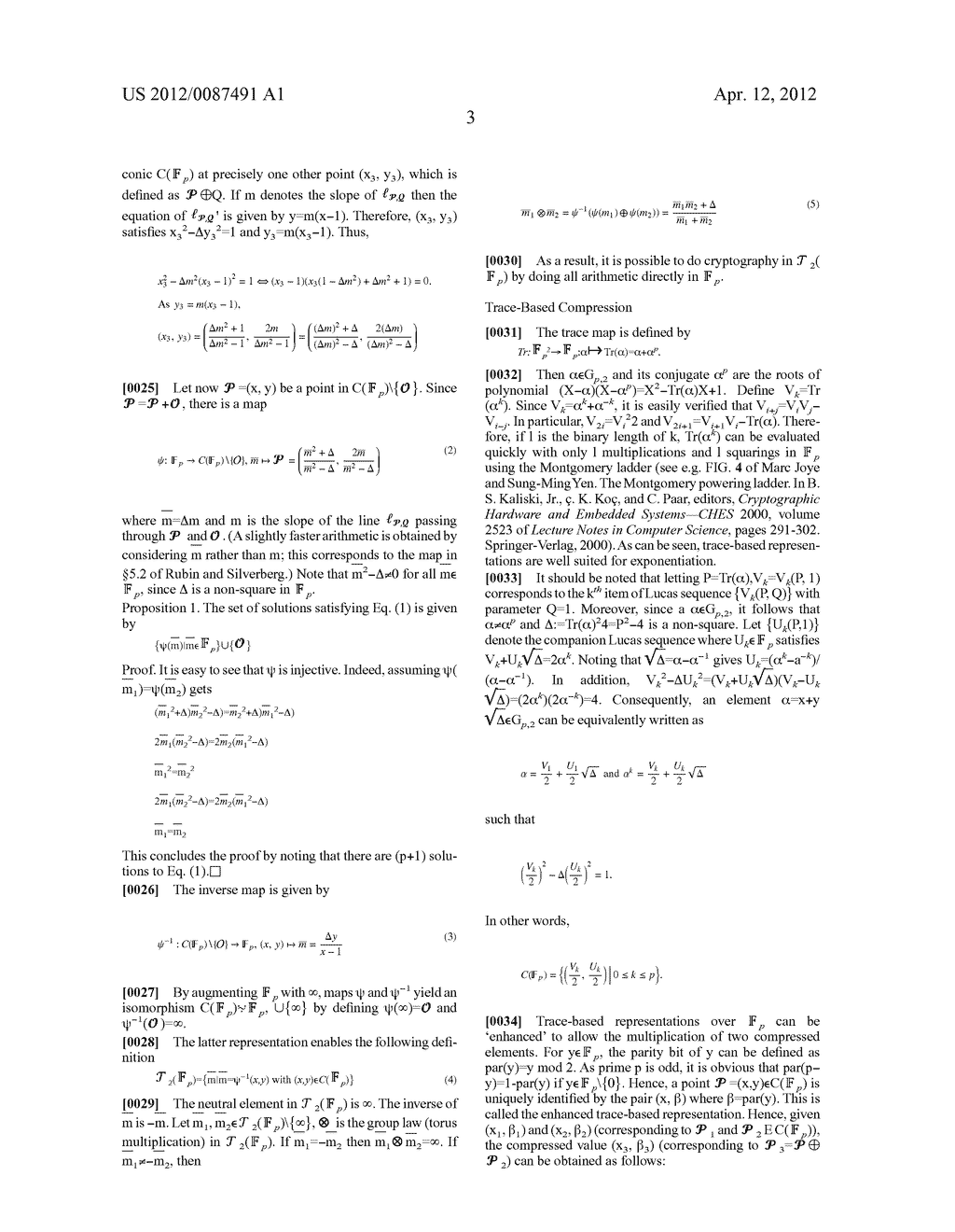 A METHOD AND A DEVICE FOR PERFORMING TORUS-BASED CRYPTOGRAPHY - diagram, schematic, and image 05