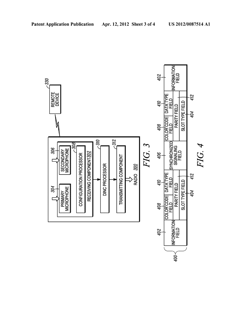 METHOD AND APPARATUS FOR REMOTELY SWITCHING NOISE REDUCTION MODES IN A     RADIO SYSTEM - diagram, schematic, and image 04