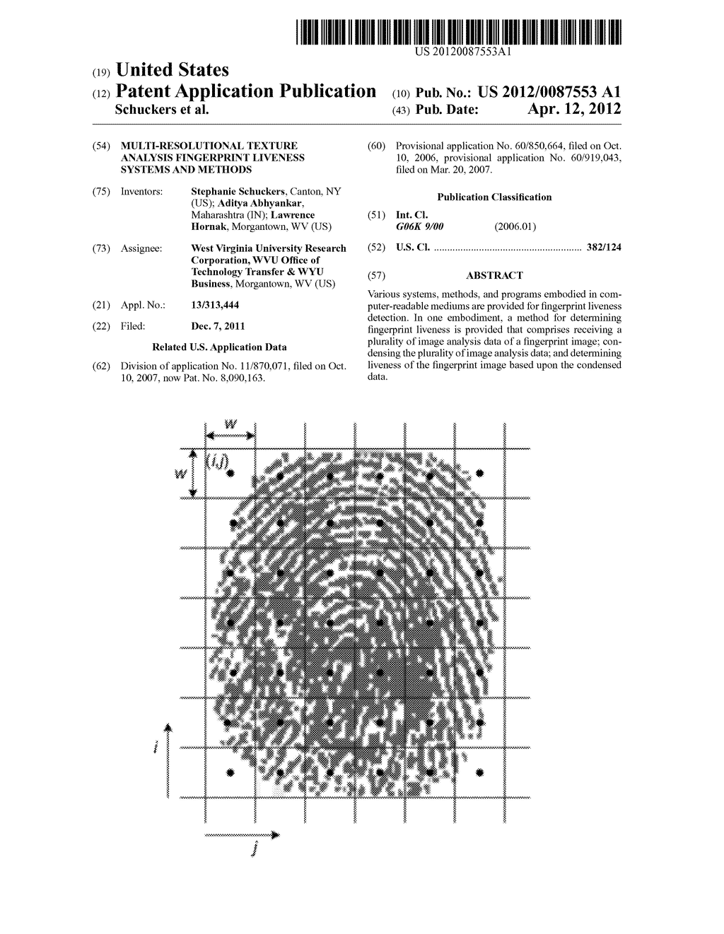 MULTI-RESOLUTIONAL TEXTURE ANALYSIS FINGERPRINT LIVENESS SYSTEMS AND     METHODS - diagram, schematic, and image 01