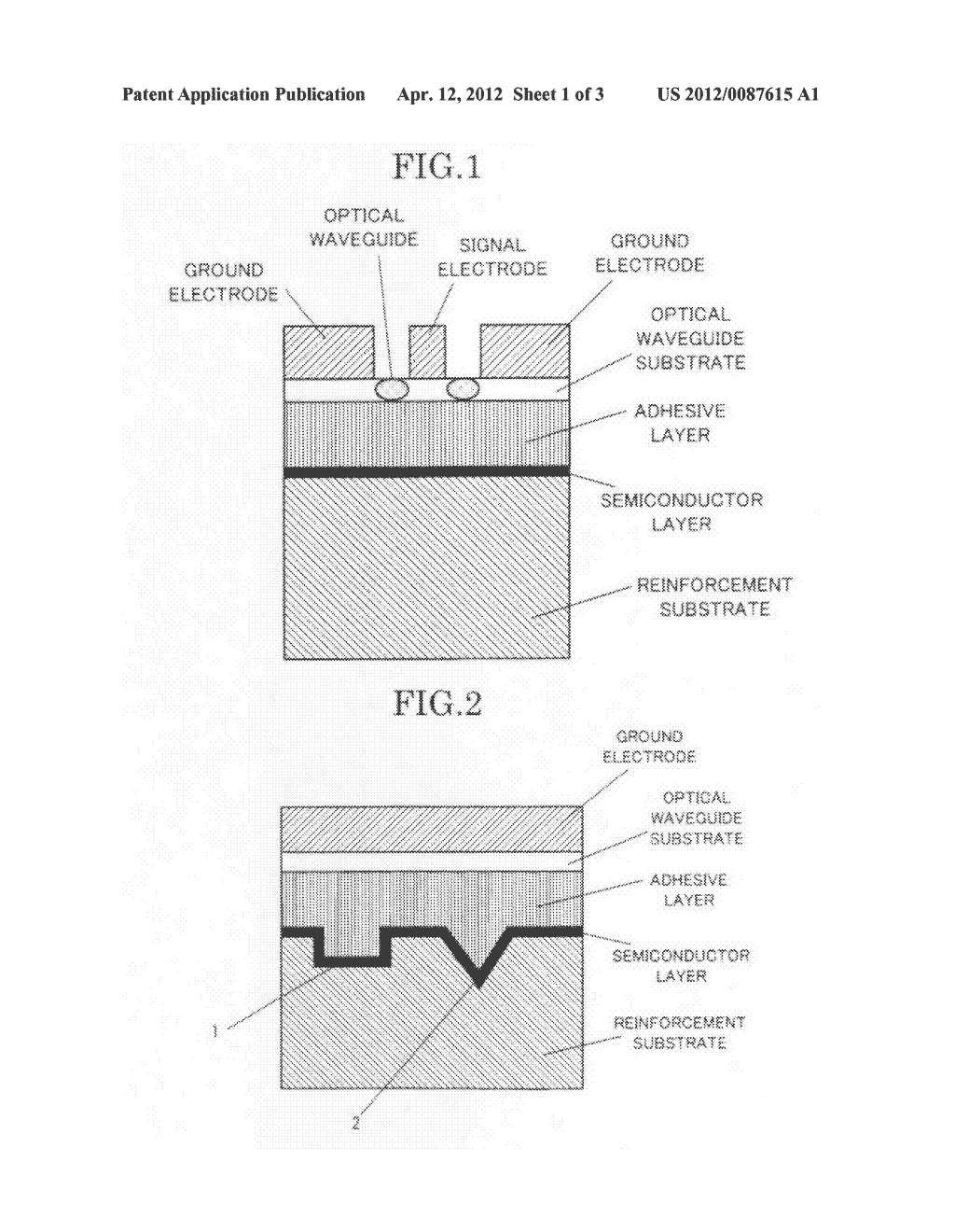 Optical waveguide element - diagram, schematic, and image 02