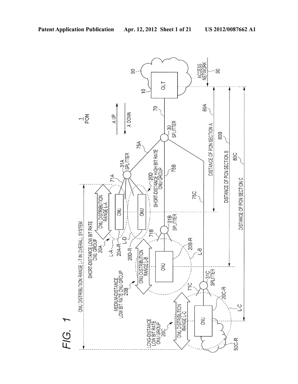 PASSIVE OPTICAL NETWORK AND SUBSCRIBER LINE TERMINAL - diagram, schematic, and image 02