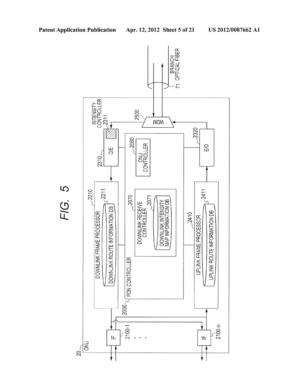 PASSIVE OPTICAL NETWORK AND SUBSCRIBER LINE TERMINAL - diagram, schematic, and image 06