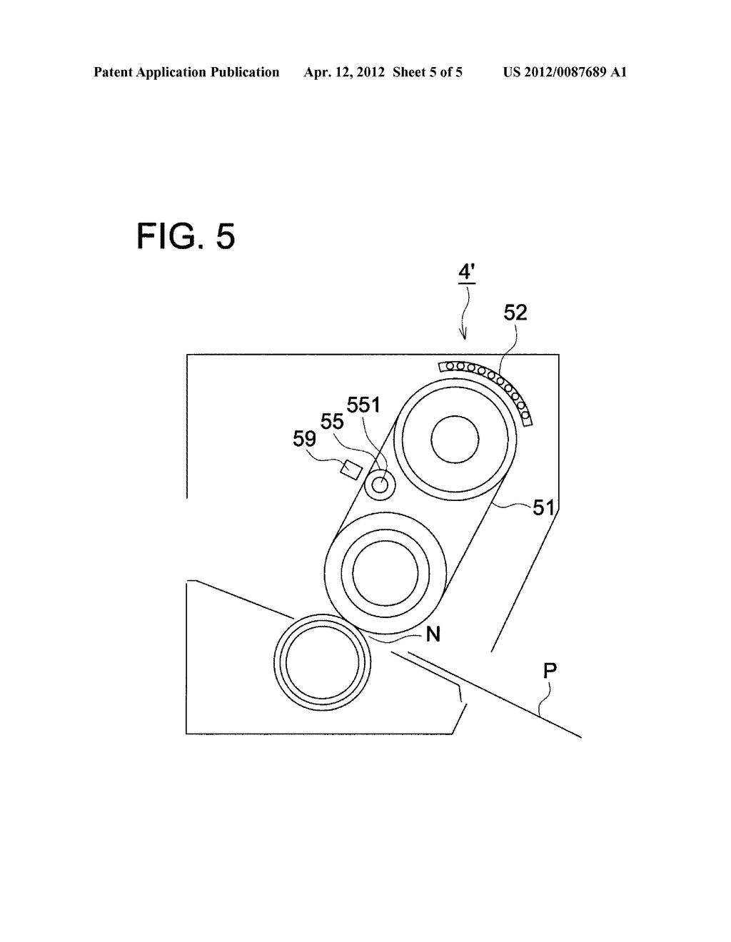 FIXING DEVICE AND IMAGE FORMING APPARATUS PROVIDED THEREWITH - diagram, schematic, and image 06