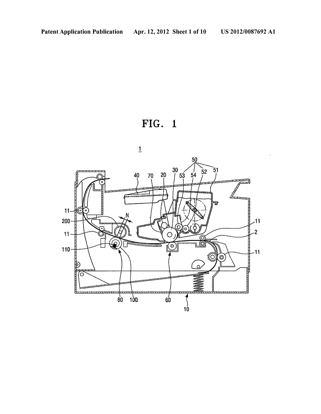 Surface heating type heating unit for fixing device, and fixing device and     image forming apparatus including the same - diagram, schematic, and image 02