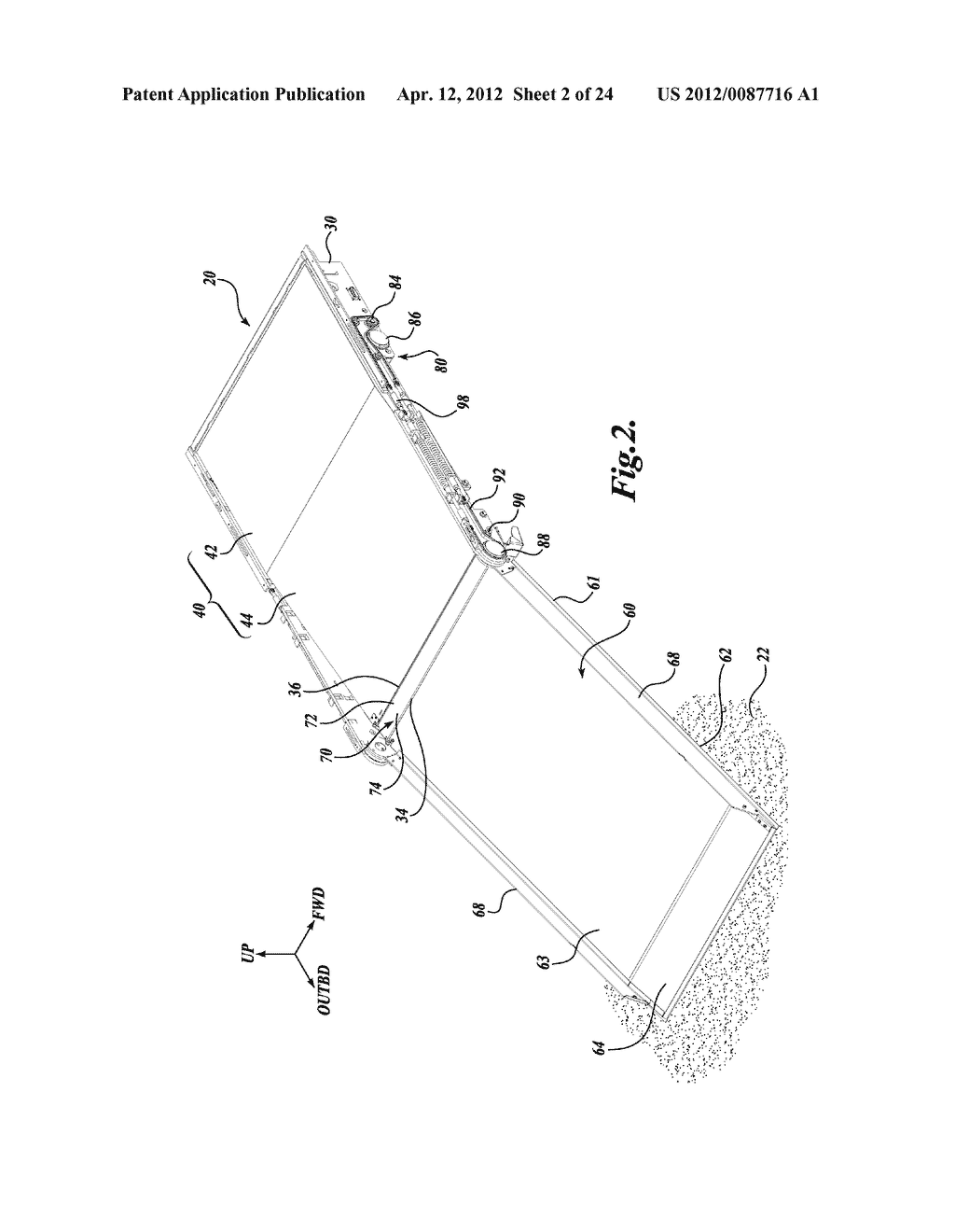 LATCH FOR A FOLD OUT RAMP - diagram, schematic, and image 03