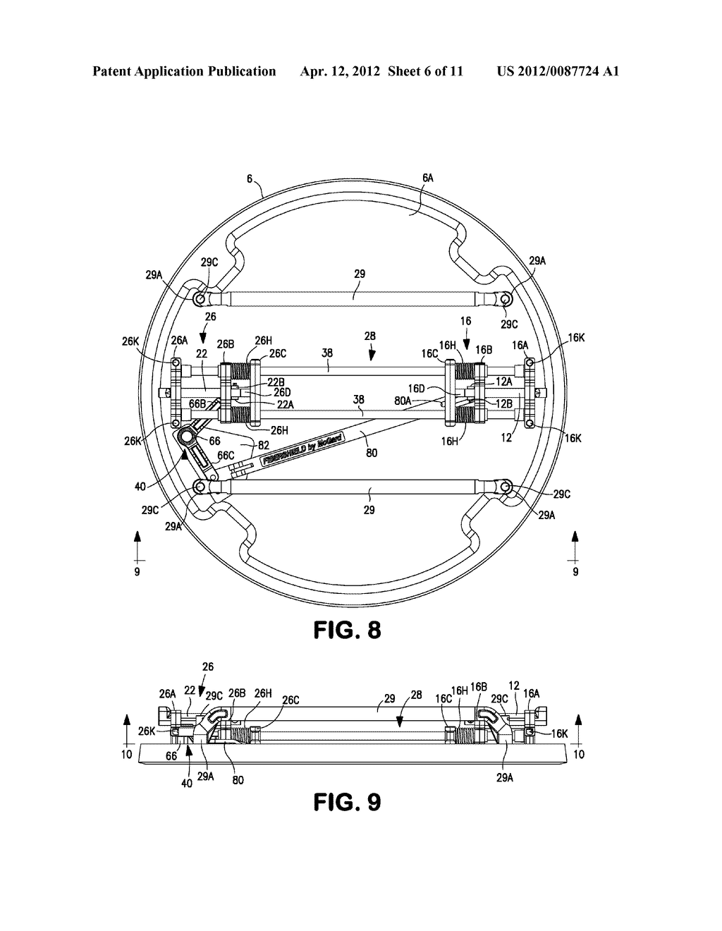 Corrosion-Resistant Self-Locking Manhole Cover - diagram, schematic, and image 07