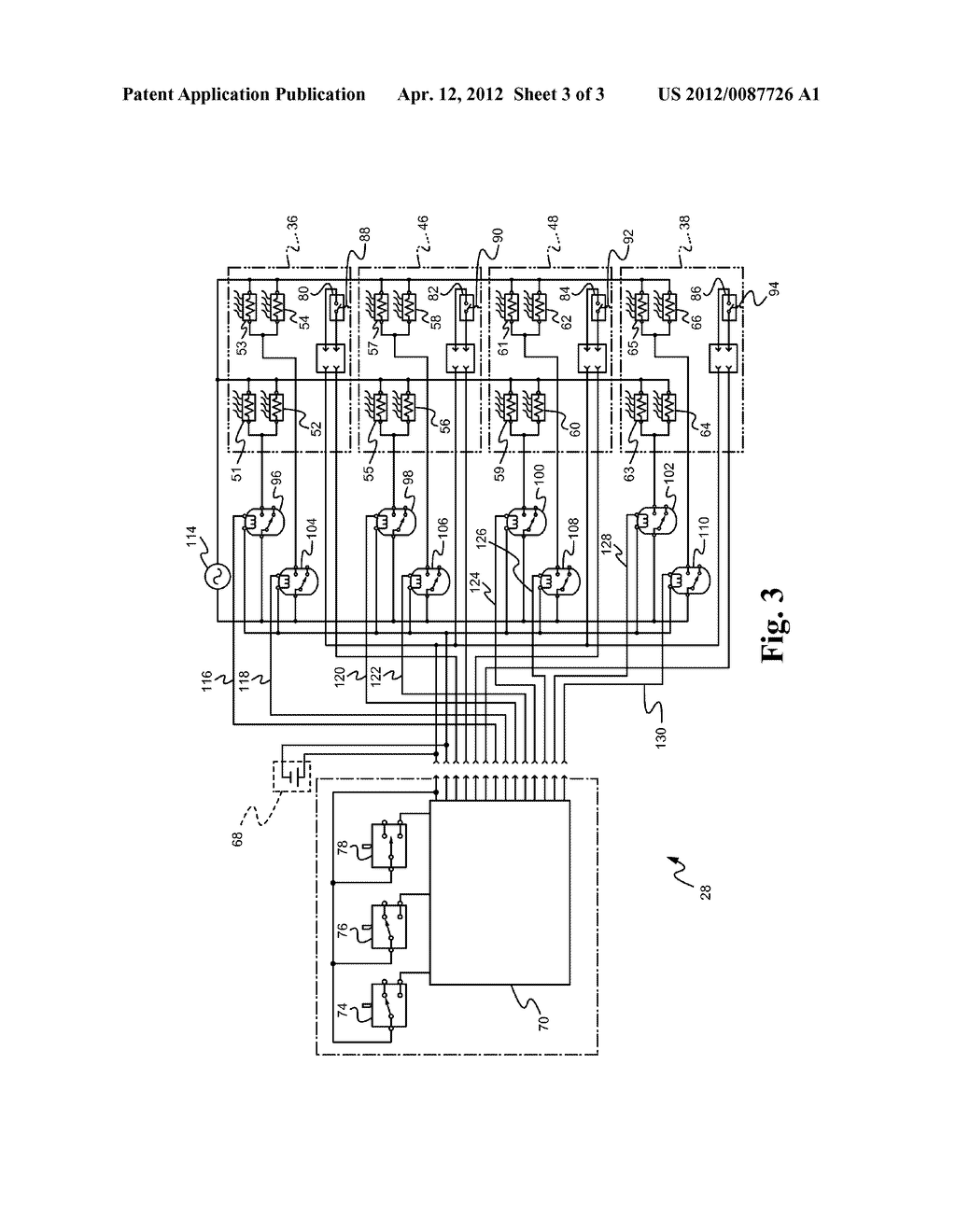 Electric Screed Heat Control System and Method of Heating Screed Plates - diagram, schematic, and image 04