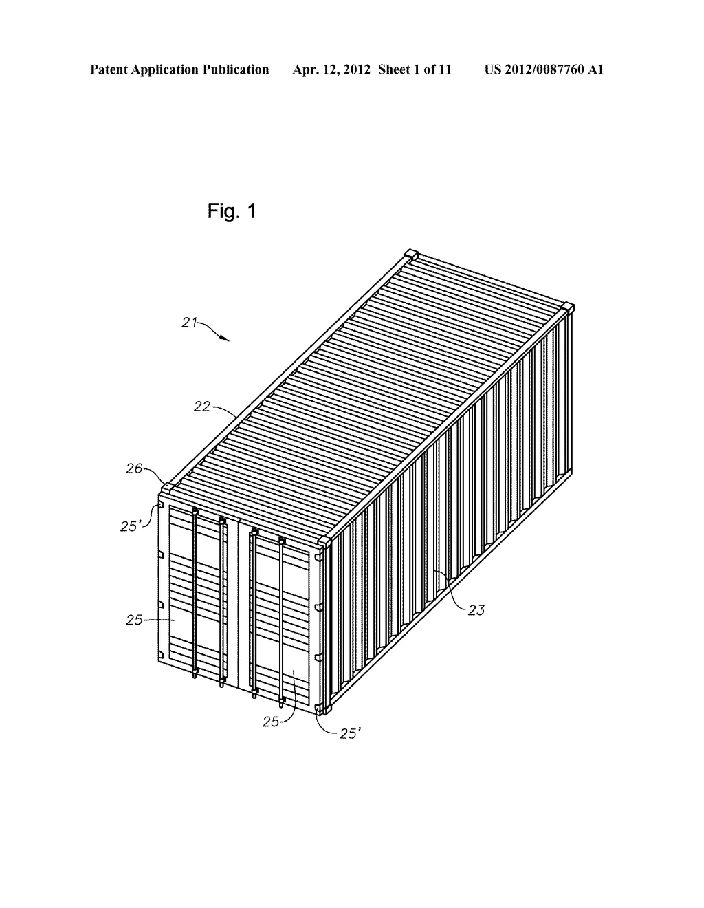 UPRIGHT SIDE SUPPORT BEAM SYSTEMS FOR SHIPPING CONTAINERS USED WITH BULK     LIQUID CARGO - diagram, schematic, and image 02