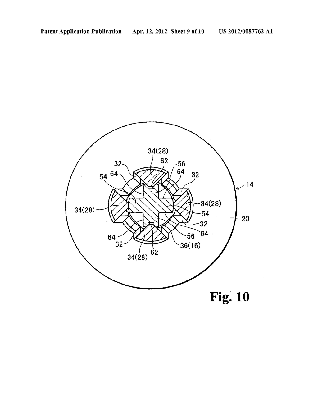 FASTENER AND STRUCTURE FOR FASTENING A MEMBER TO BE FASTENED - diagram, schematic, and image 10