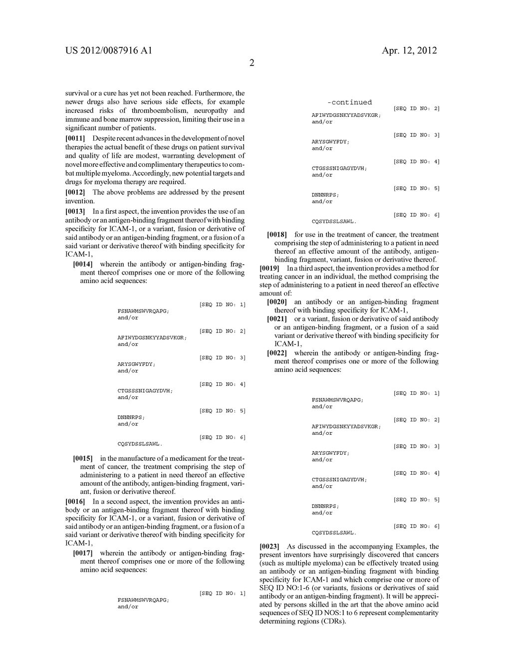 ANTI-ICAM-1 ANTIBODY, USES AND METHODS - diagram, schematic, and image 10