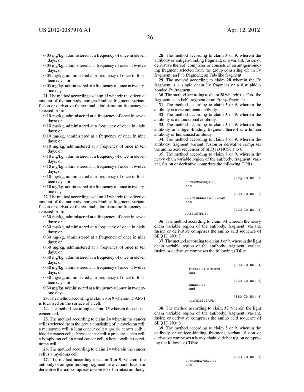 ANTI-ICAM-1 ANTIBODY, USES AND METHODS - diagram, schematic, and image 34