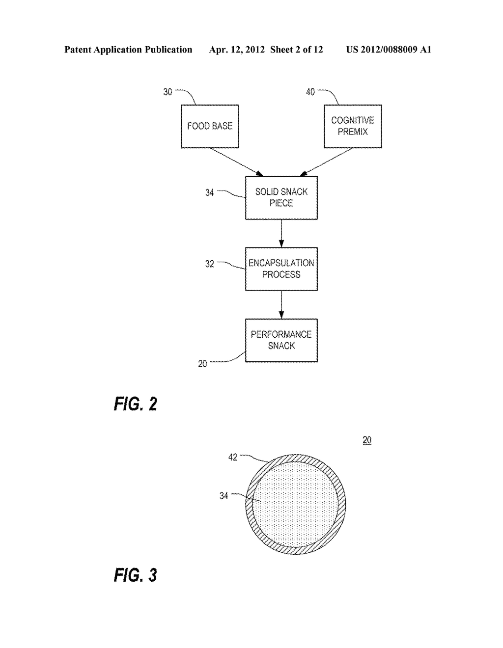 SALEABLE COGNITIVE PERFORMANCE SNACK FOOD ITEMS AND METHODS OF PREPARING,     PACKAGING AND USING SAME - diagram, schematic, and image 03