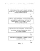 CURVED PLASTIC OBJECT AND SYSTEMS AND METHODS FOR DEBURRING THE SAME diagram and image