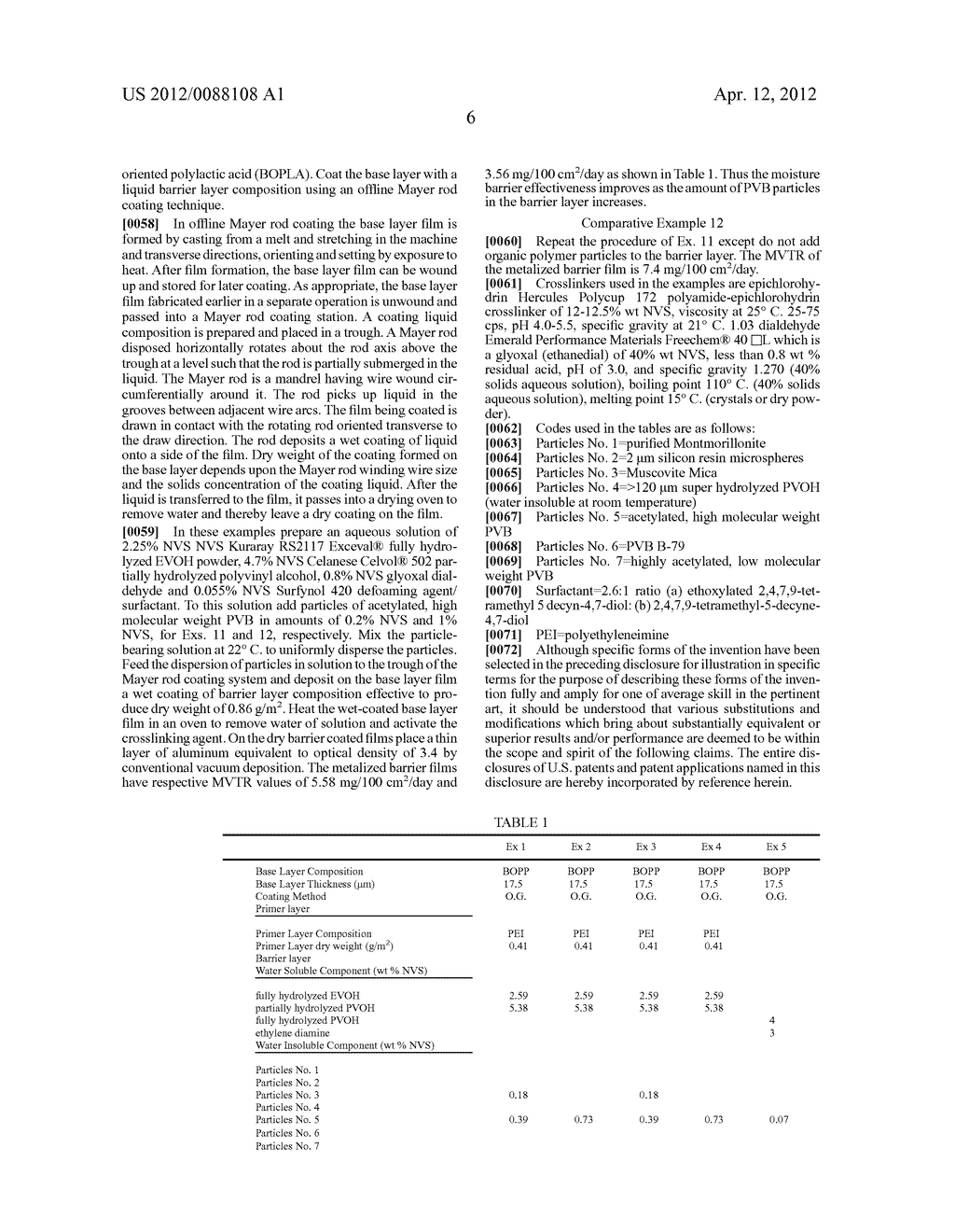 BARRIER COATING COMPOSITION WITH ORGANIC PARTICLES - diagram, schematic, and image 07