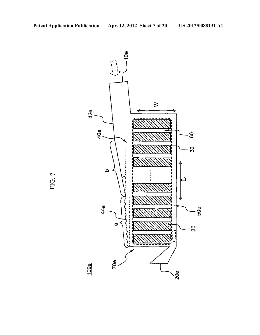 MIDDLE OR LARGE-SIZED BATTERY PACK CASE PROVIDING IMPROVED DISTRIBUTION     UNIFORMITY IN COOLANT FLUX - diagram, schematic, and image 08