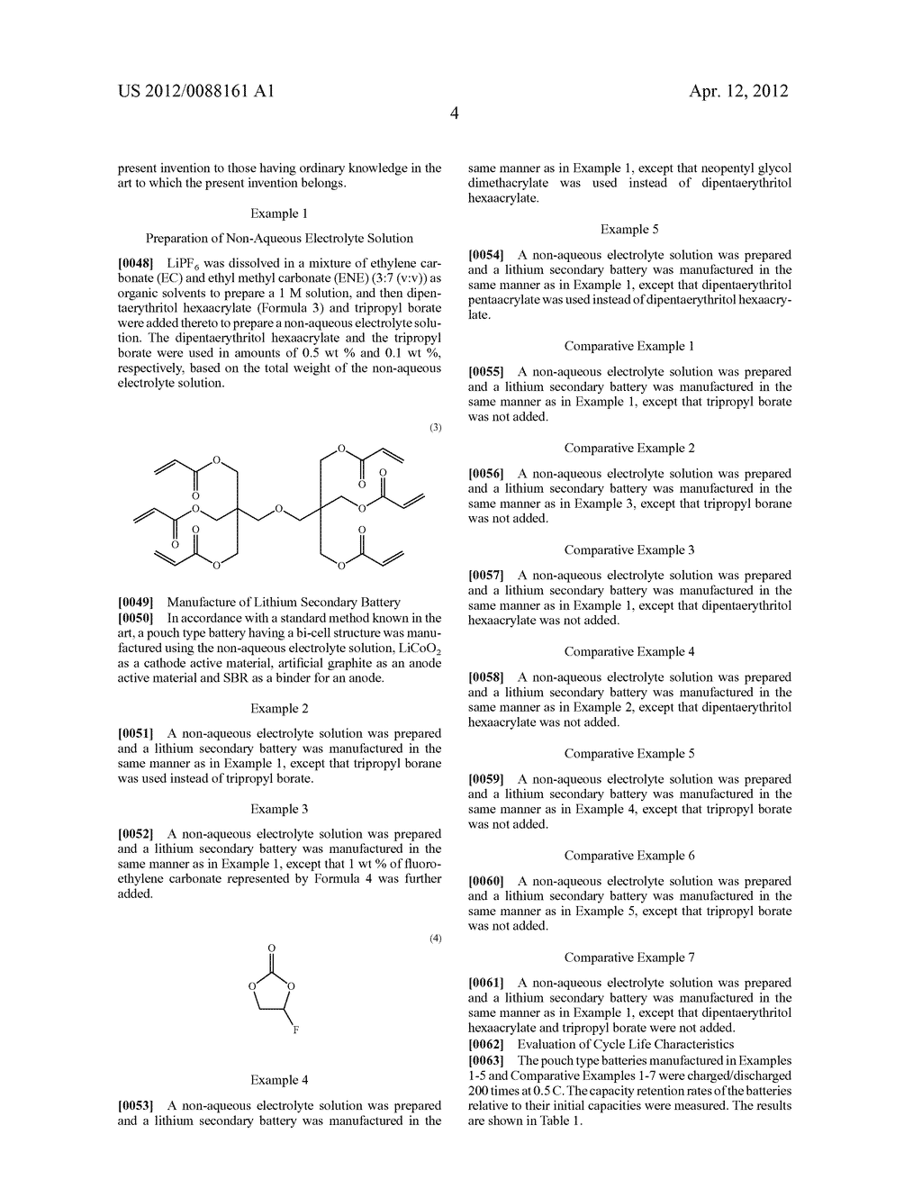 NON-AQUEOUS ELECTROLYTE SOLUTION FOR LITHIUM SECONDARY BATTERY AND LITHIUM     SECONDARY BATTERY INCLUDING THE SAME - diagram, schematic, and image 06