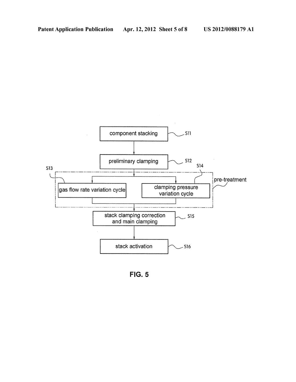 METHOD OF CLAMPING FUEL CELL STACK - diagram, schematic, and image 06