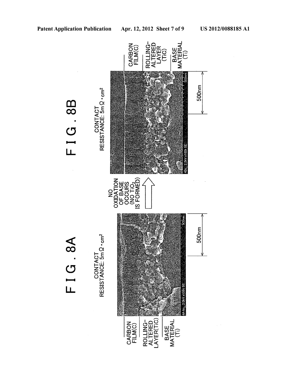 TITANIUM-BASED MATERIAL, METHOD OF MANUFACTURING TITANIUM-BASED MATERIAL,     AND FUEL CELL SEPARATOR - diagram, schematic, and image 08