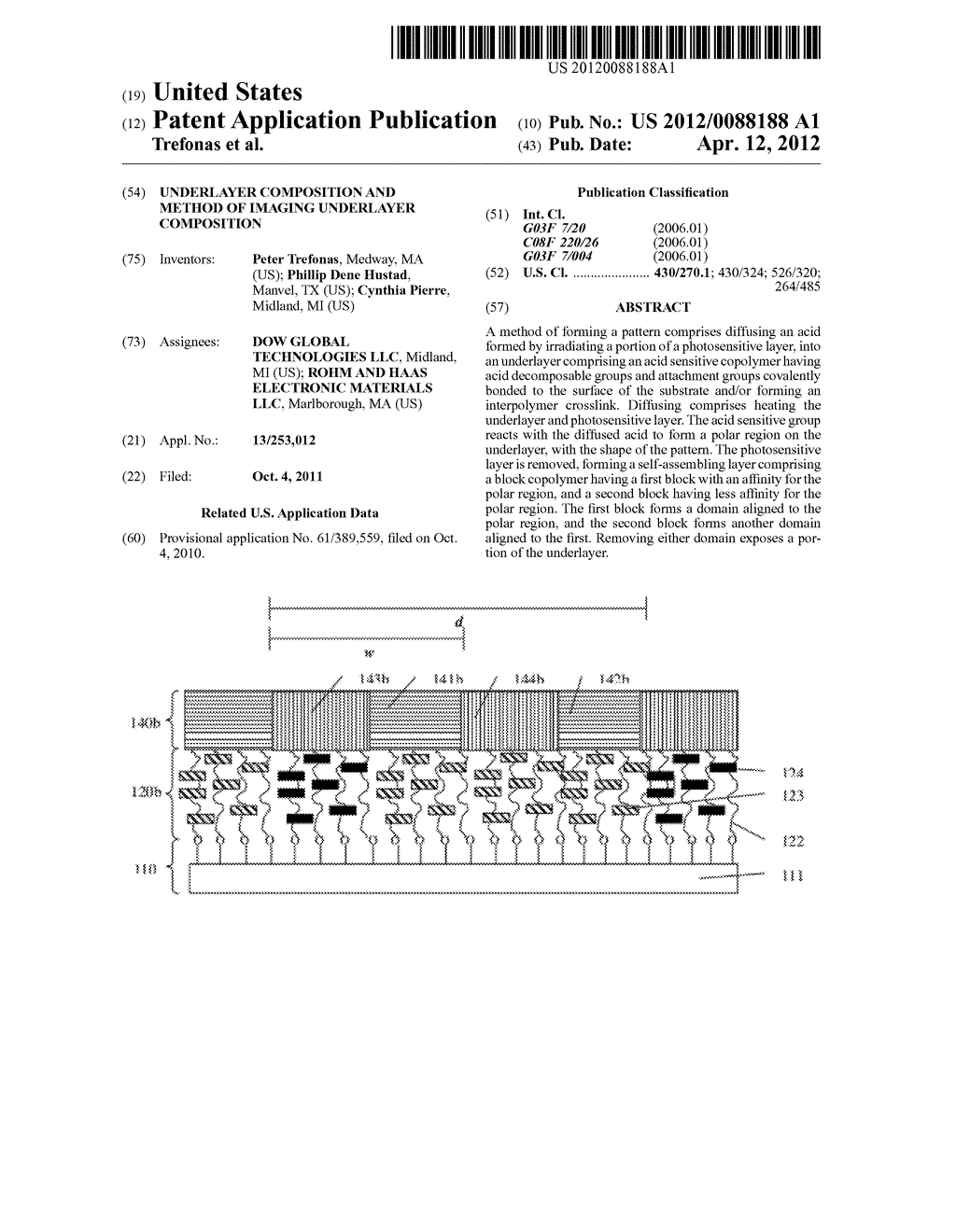 UNDERLAYER COMPOSITION AND METHOD OF IMAGING UNDERLAYER COMPOSITION - diagram, schematic, and image 01