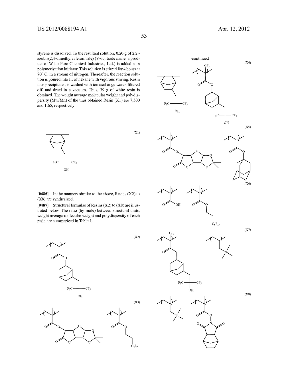 METHOD OF FORMING PATTERNS - diagram, schematic, and image 57