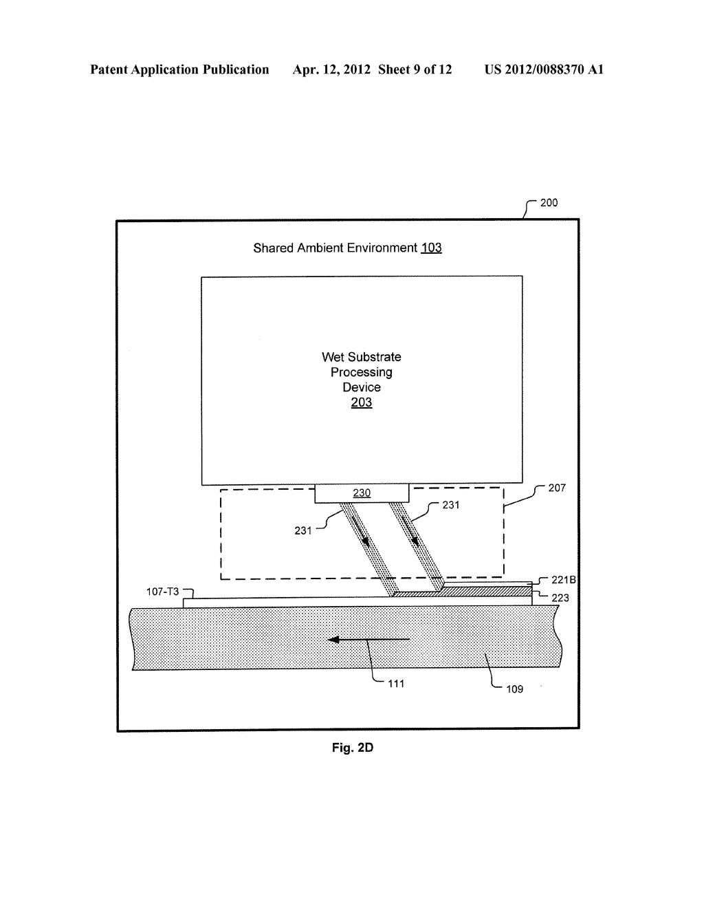 Substrate Processing System with Multiple Processing Devices Deployed in     Shared Ambient Environment and Associated Methods - diagram, schematic, and image 10