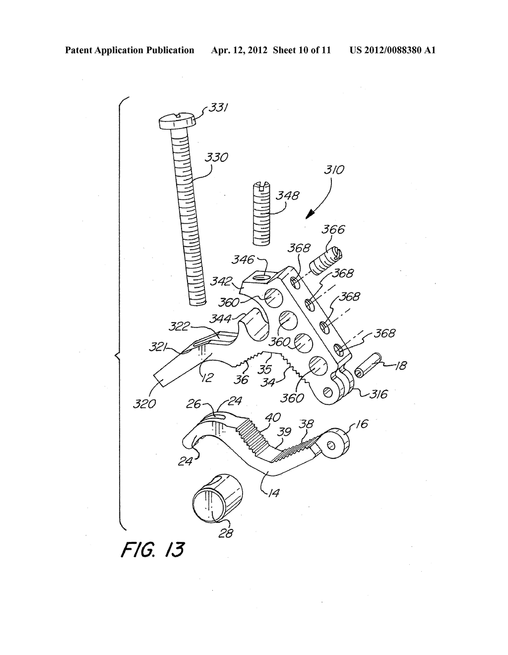 ELECTRIC GROUND CLAMP WITH PIVOTED JAWS AND SINGLE ATTACHED ADJUSTING BOLT     AND TERMINAL BLOCK - diagram, schematic, and image 11