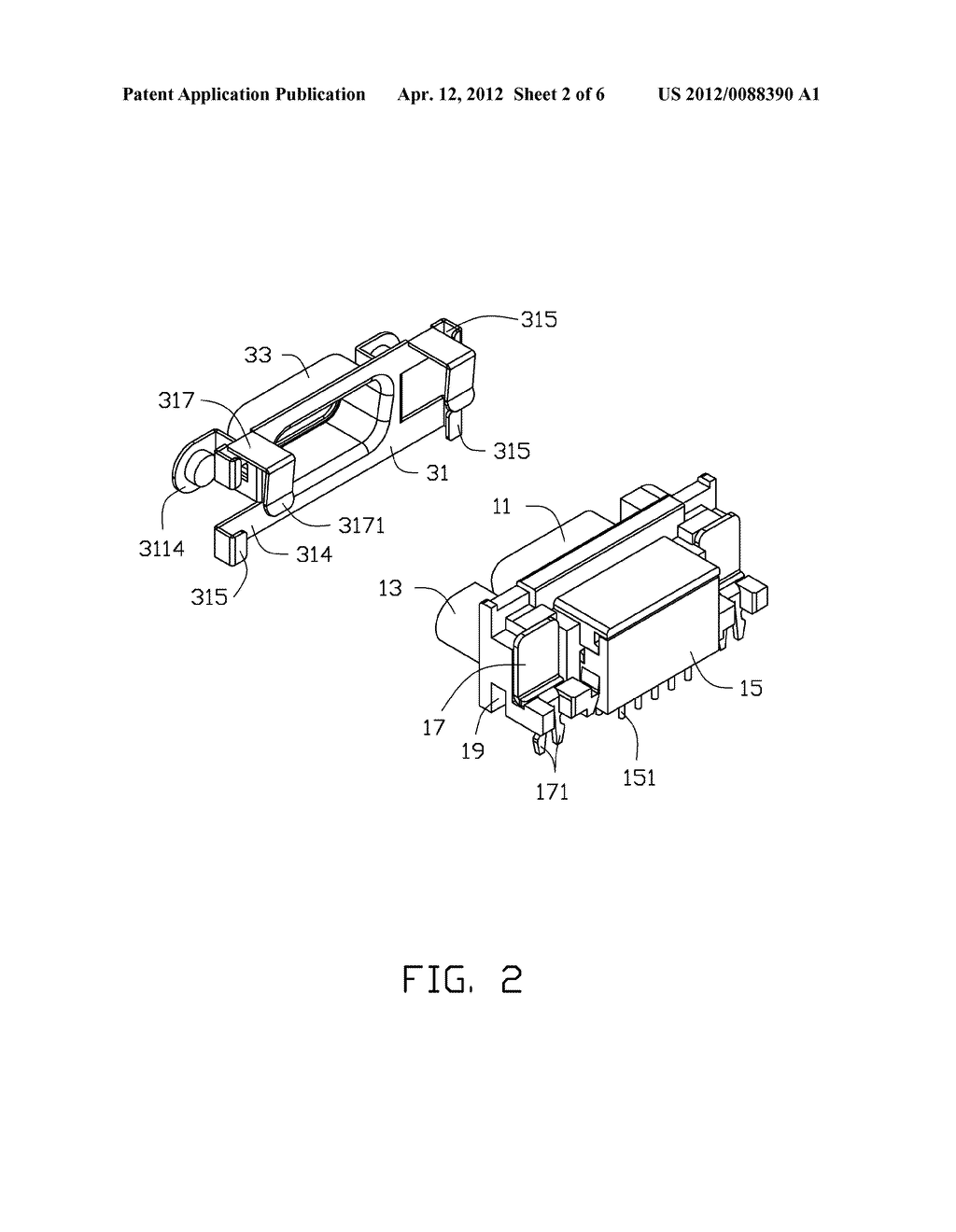 CABLE CONNECTOR ASSEMBLY - diagram, schematic, and image 03