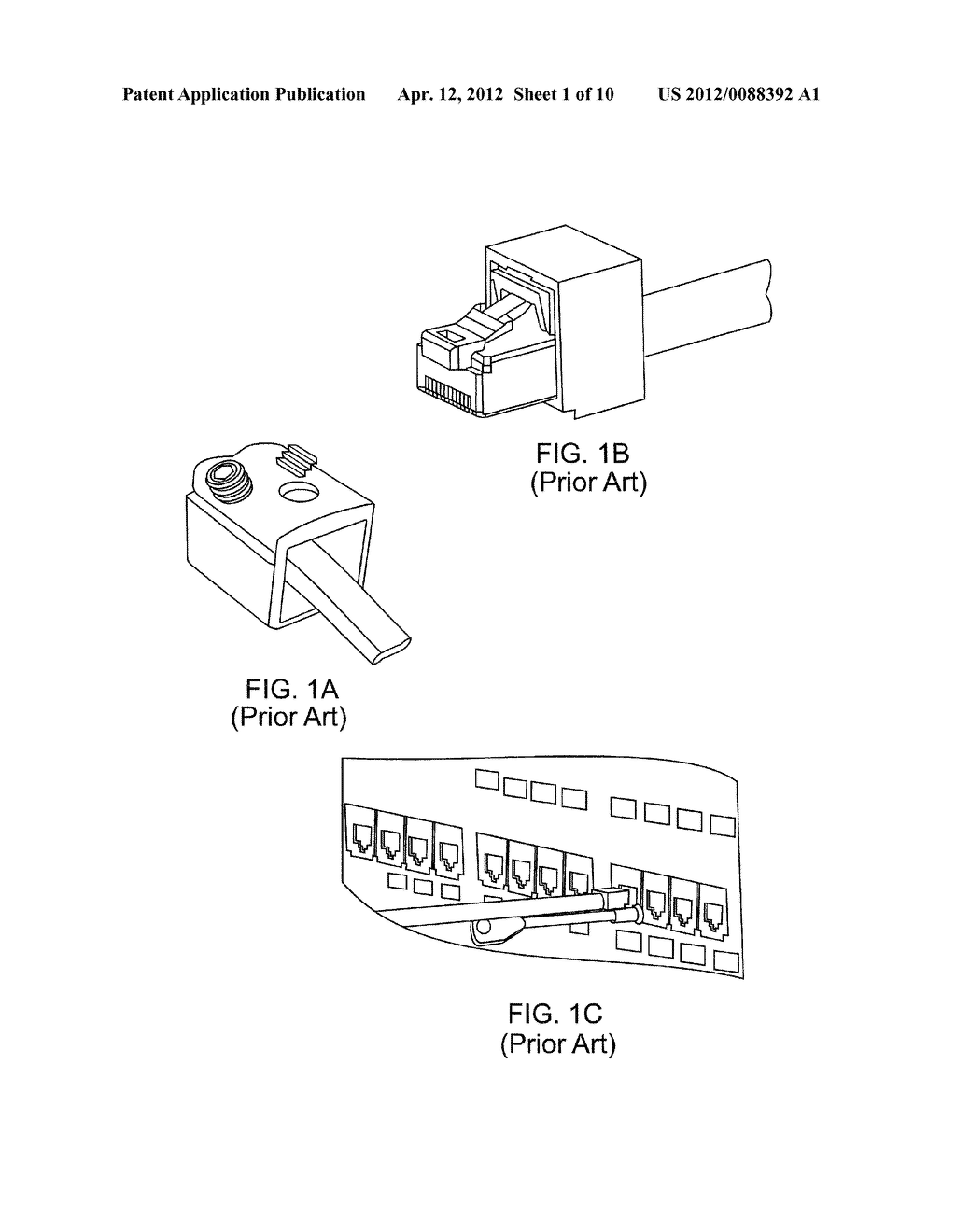 METHOD AND APPARATUS FOR LOCKING A NETWORK CABLE IN A JACK - diagram, schematic, and image 02