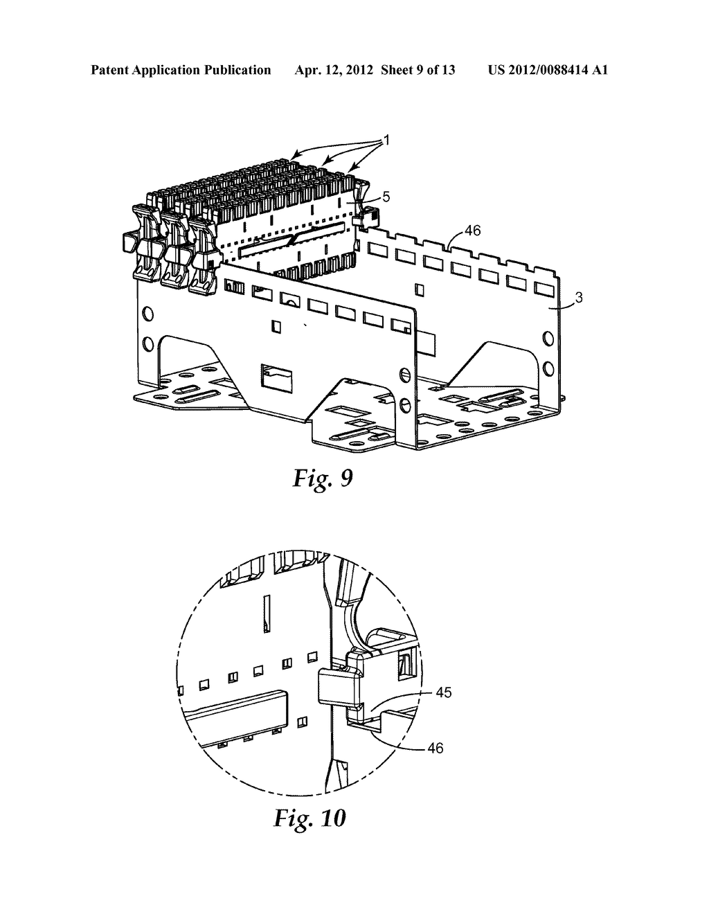 TERMINATION STRIP FOR A TELECOMMUNICATIONS MODULE, AND AN INSTALLATION     METHOD - diagram, schematic, and image 10