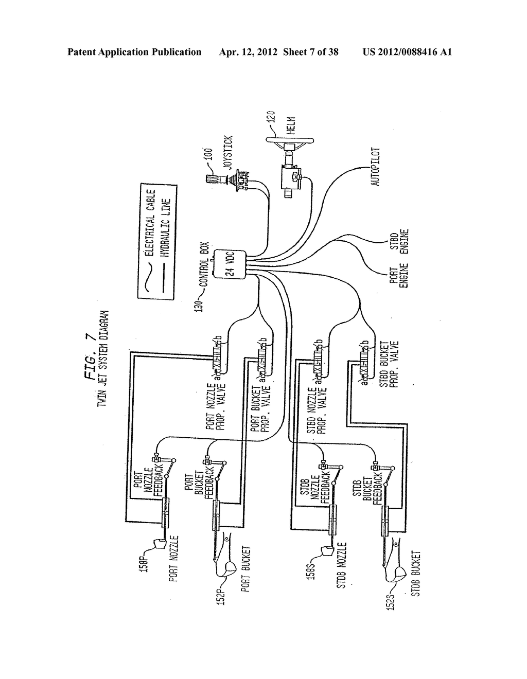 METHOD AND APPARATUS FOR CONTROLLING A WATERJET-DRIVEN MARINE VESSEL - diagram, schematic, and image 08