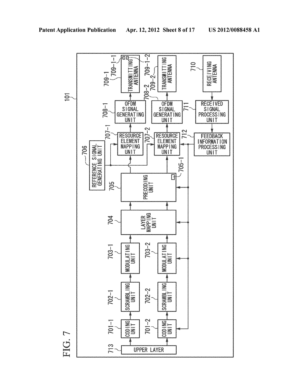 TRANSMISSION DEVICE, RECEIVING DEVICE, COMMUNICATION SYSTEM, AND     COMMUNICATION METHOD - diagram, schematic, and image 09