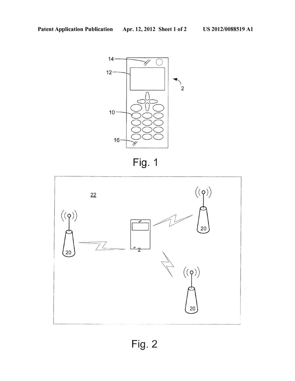 MOBILE DEVICE FOR LOW POWER IDENTIFICATION OF ITS POSITION AND A METHOD     THEREFORE - diagram, schematic, and image 02