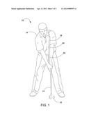 Training Strap For Improving a Golfer s Golf Stroke diagram and image