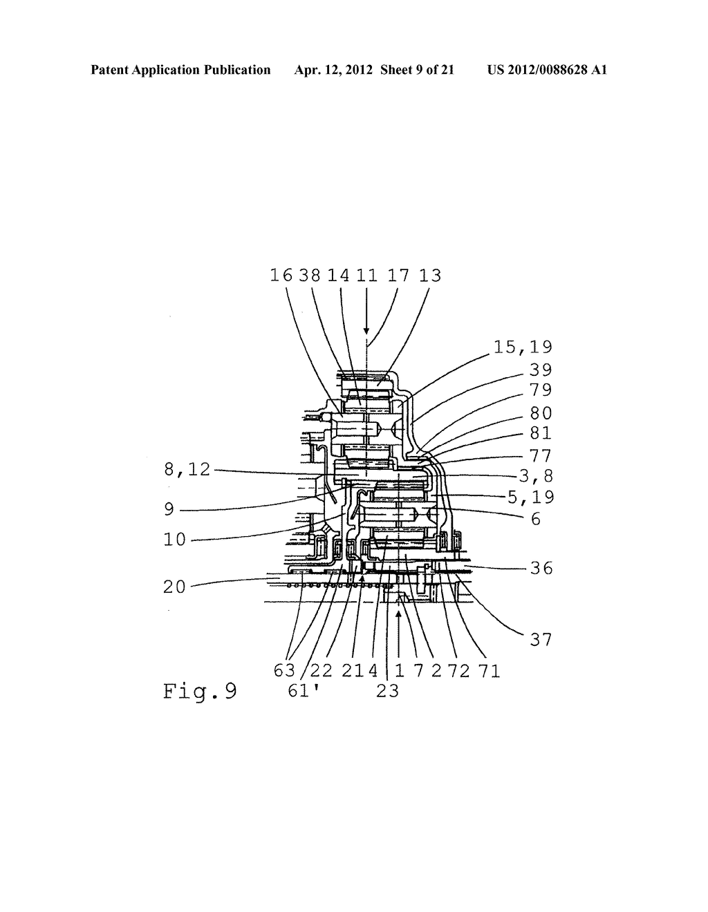 GEAR SET ARRANGEMENT OF A PLANETARY TRANSMISSION - diagram, schematic, and image 10