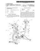 EXERCISE BICYCLE WITH MAGNETIC FLYWHEEL BRAKE diagram and image