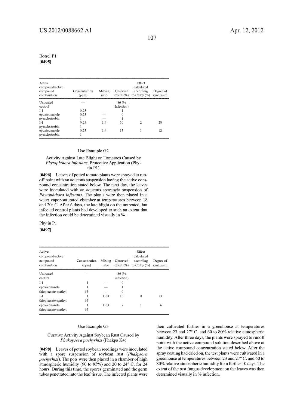 FUNGICIDAL MIXTURES - diagram, schematic, and image 108