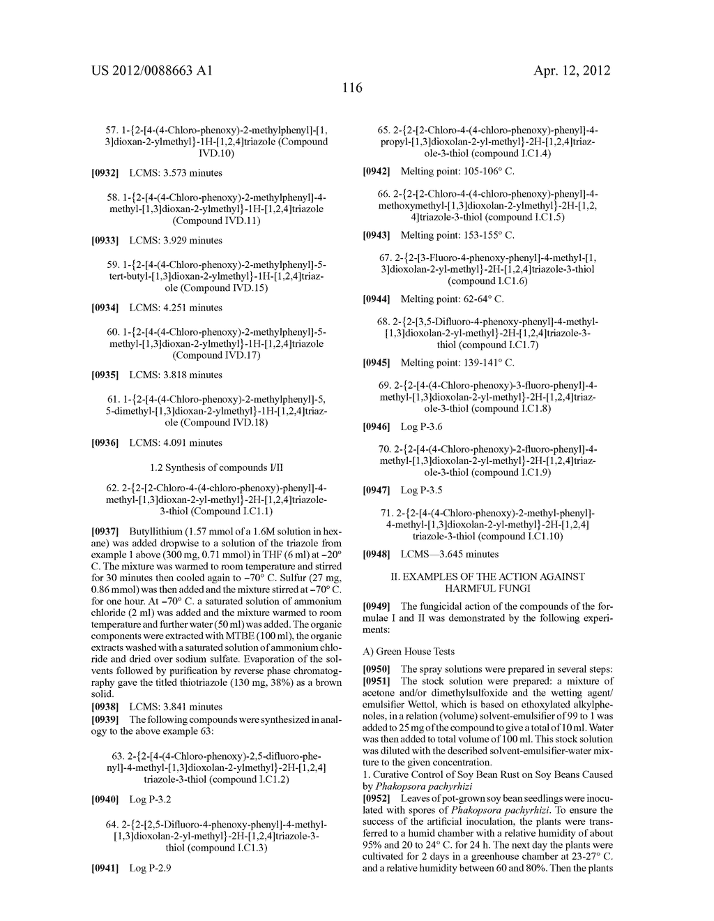 Triazole  Compounds Carrying a Sulfur Substituent - diagram, schematic, and image 117